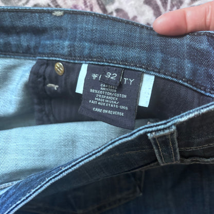 Fidelity Folded Cuff Denim Shorts | Sz 32