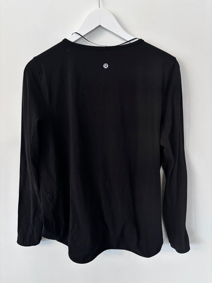 Lululemon Full Freedom Black Long Sleeve  | Sz 10 (approx)