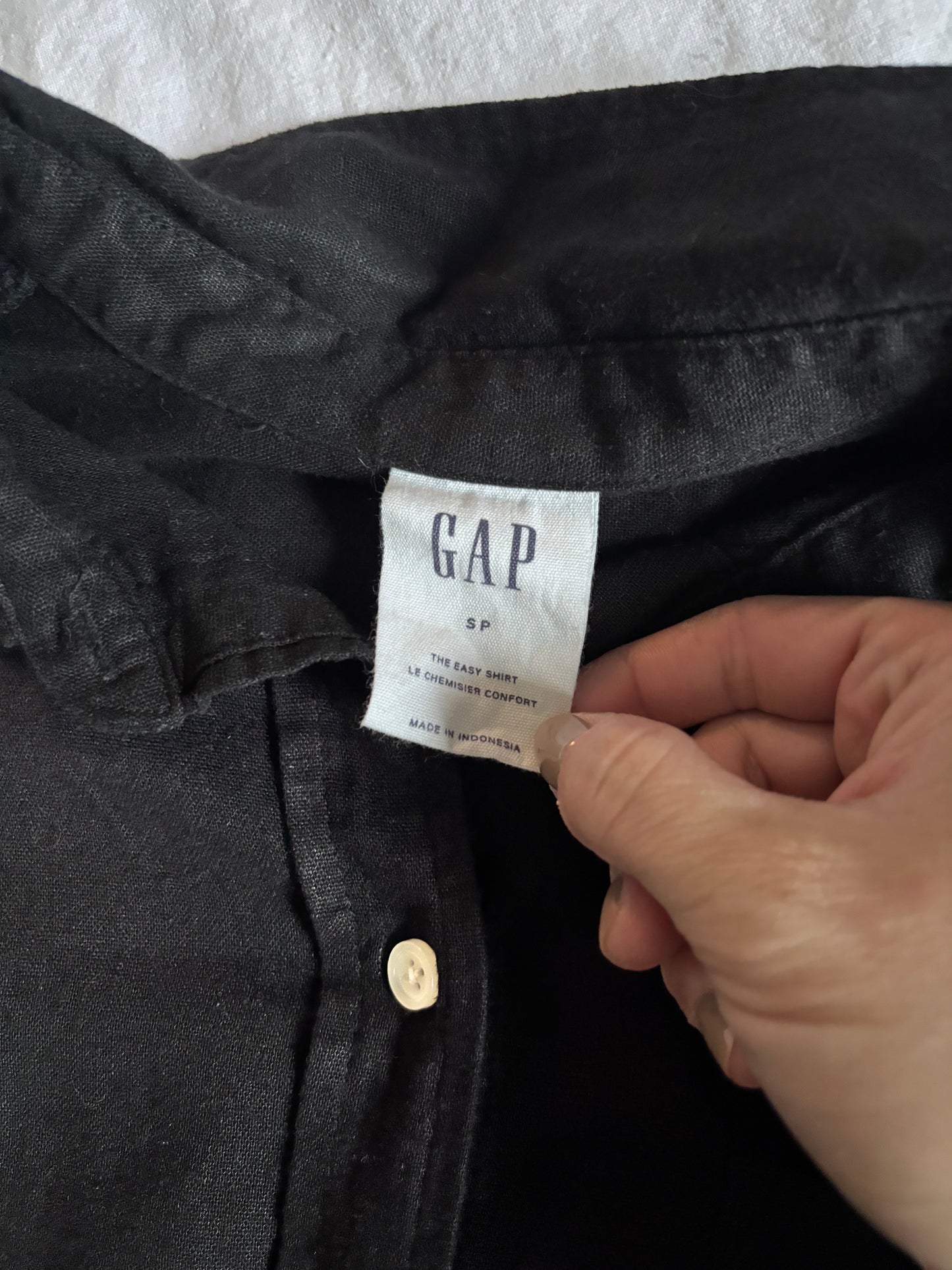 Gap Linen Blend The Easy Shirt | Sz Small