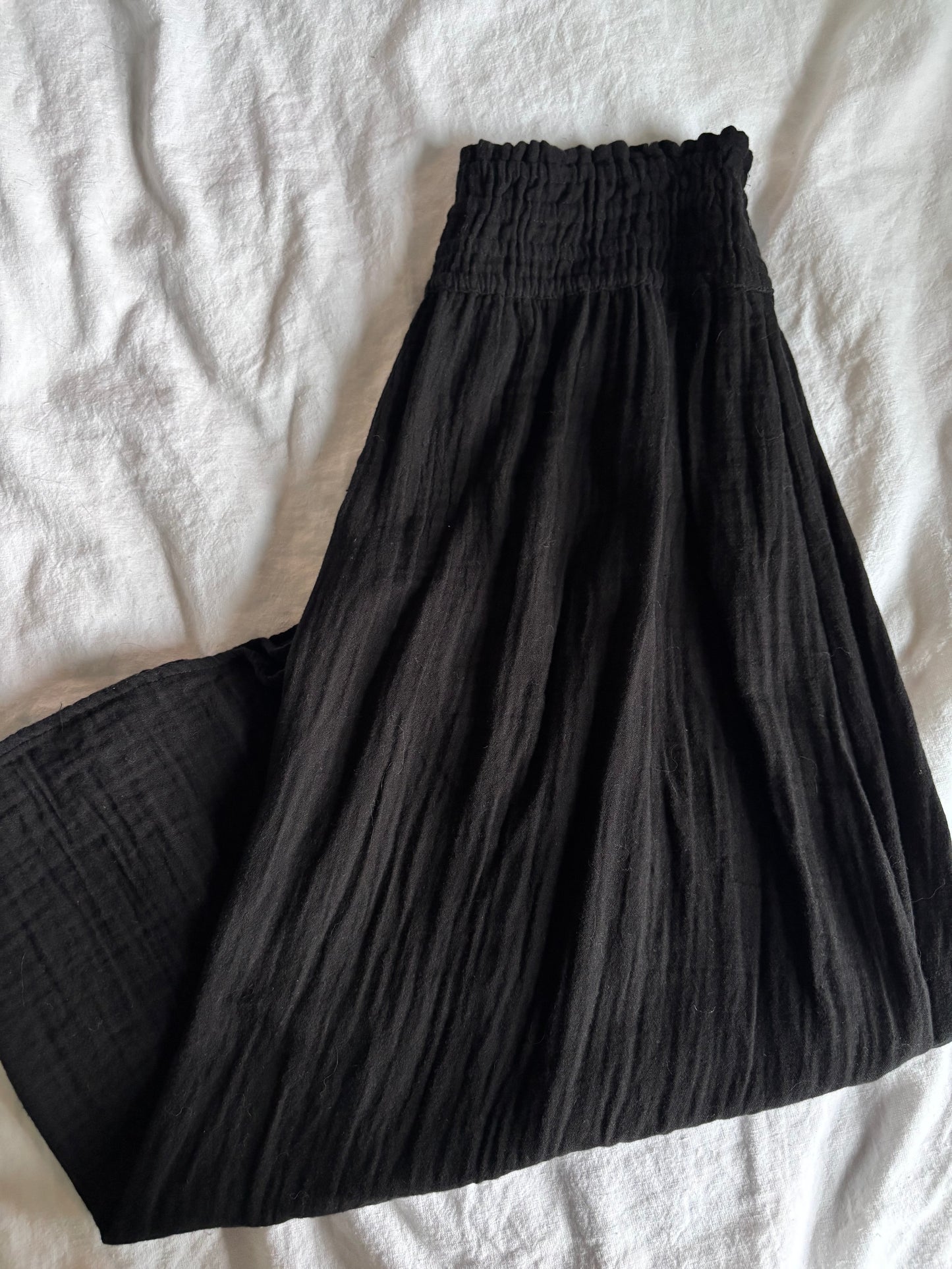 Little Moon Airplush Cotton Black Skirt | Sz Small (stretch waistband)