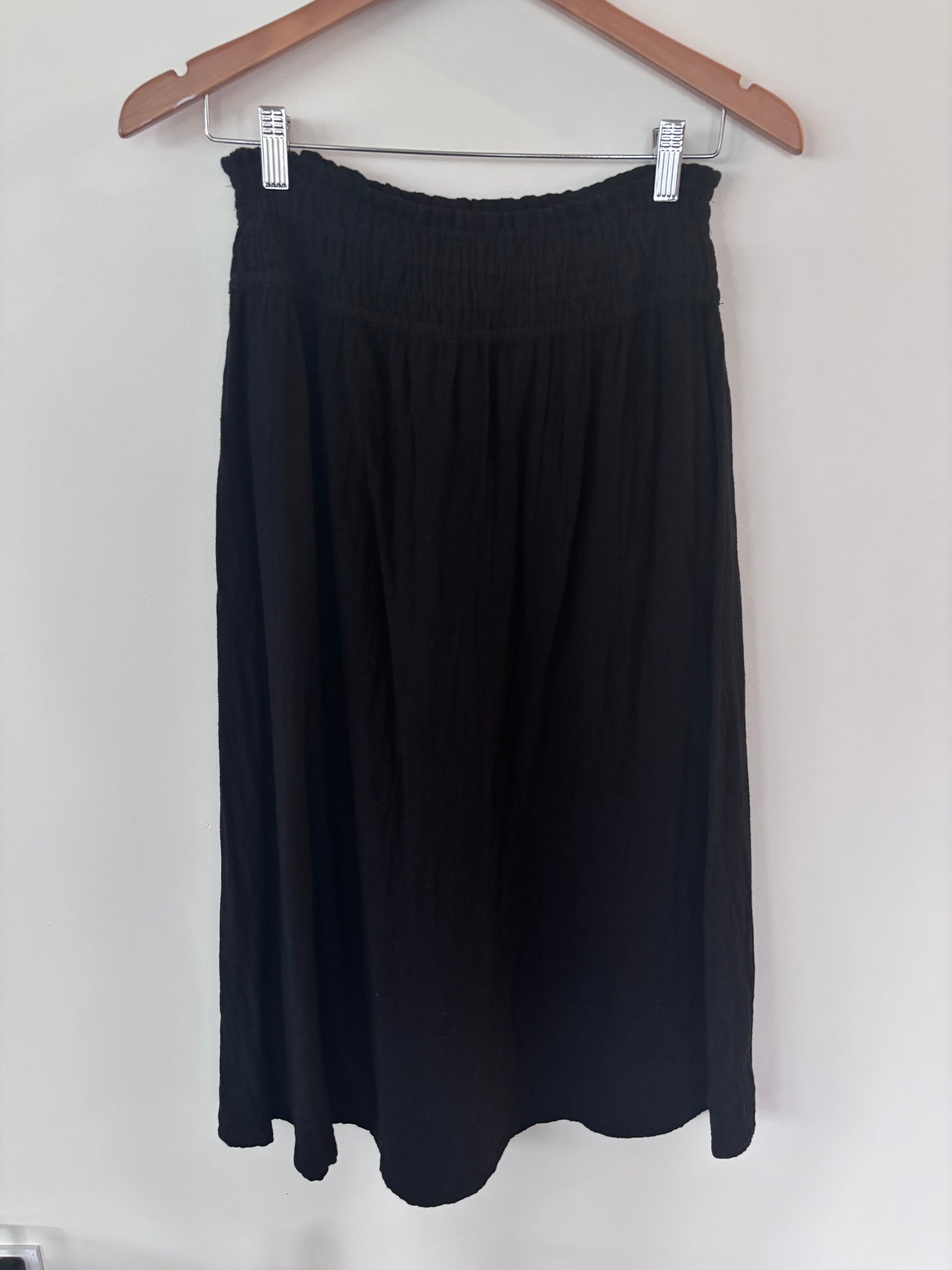 Little Moon Airplush Cotton Black Skirt | Sz Small (stretch waistband)