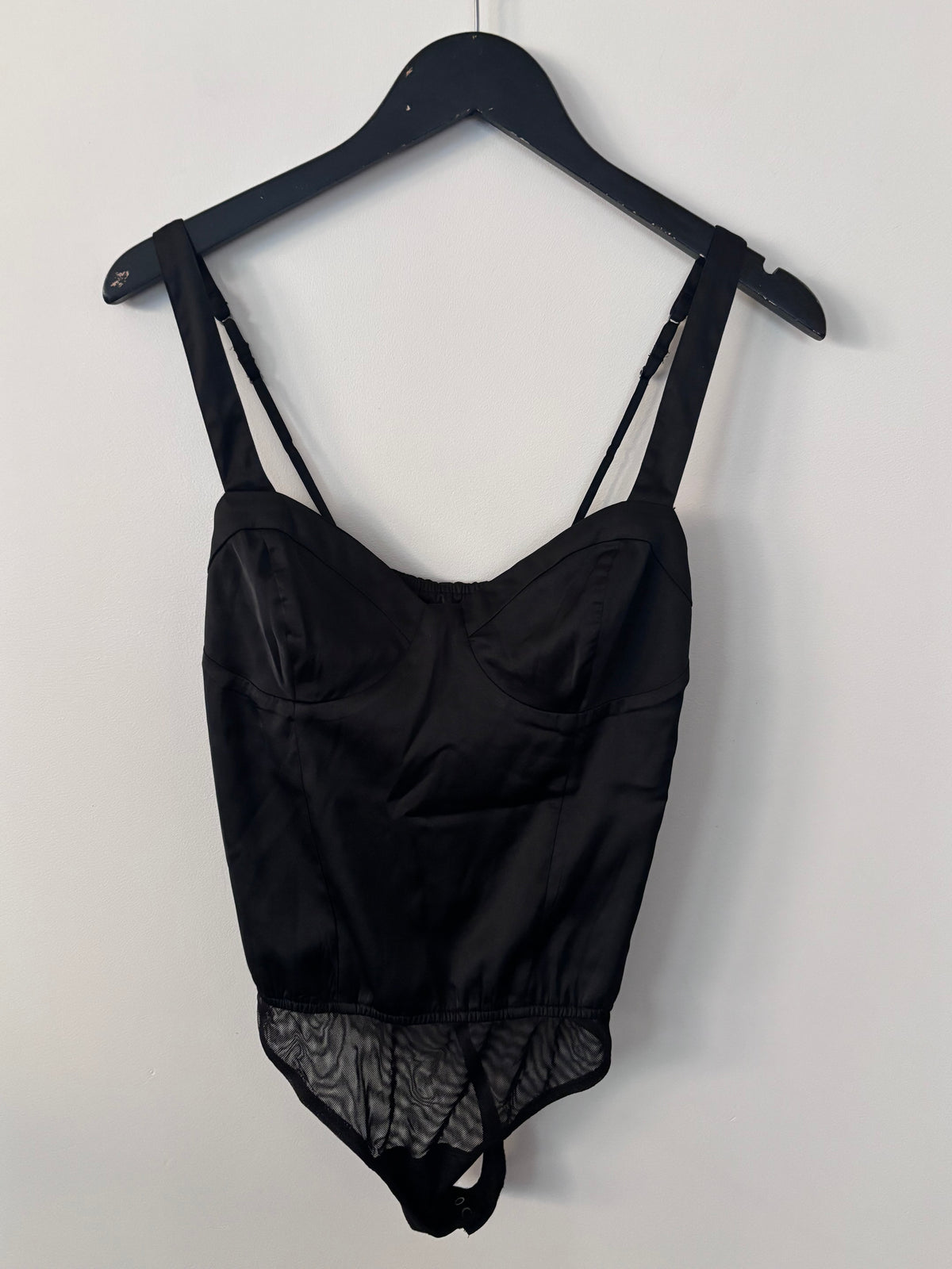 A&F Corset Satin Bodysuit | Sz Medium