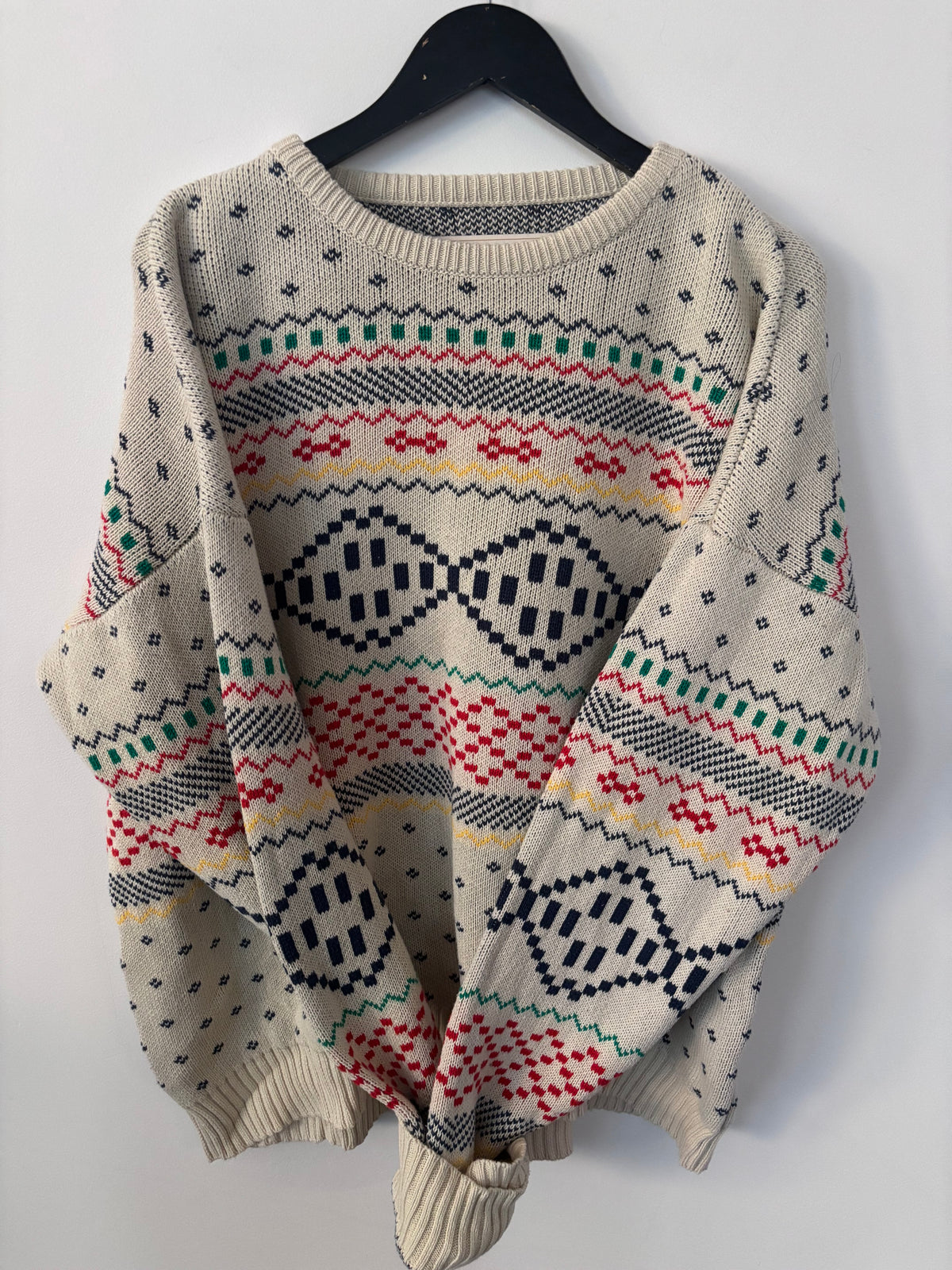 Province of Canada Vintage Inspired Cotton Knit Sweater | Sz Large (fits big)