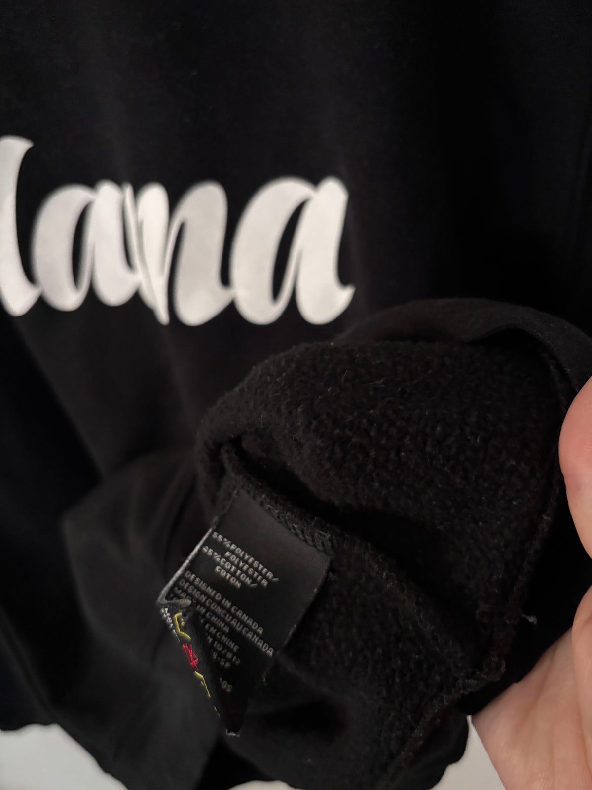Brunette the Label Mama Black/White Sweatshirt | Sz M/L