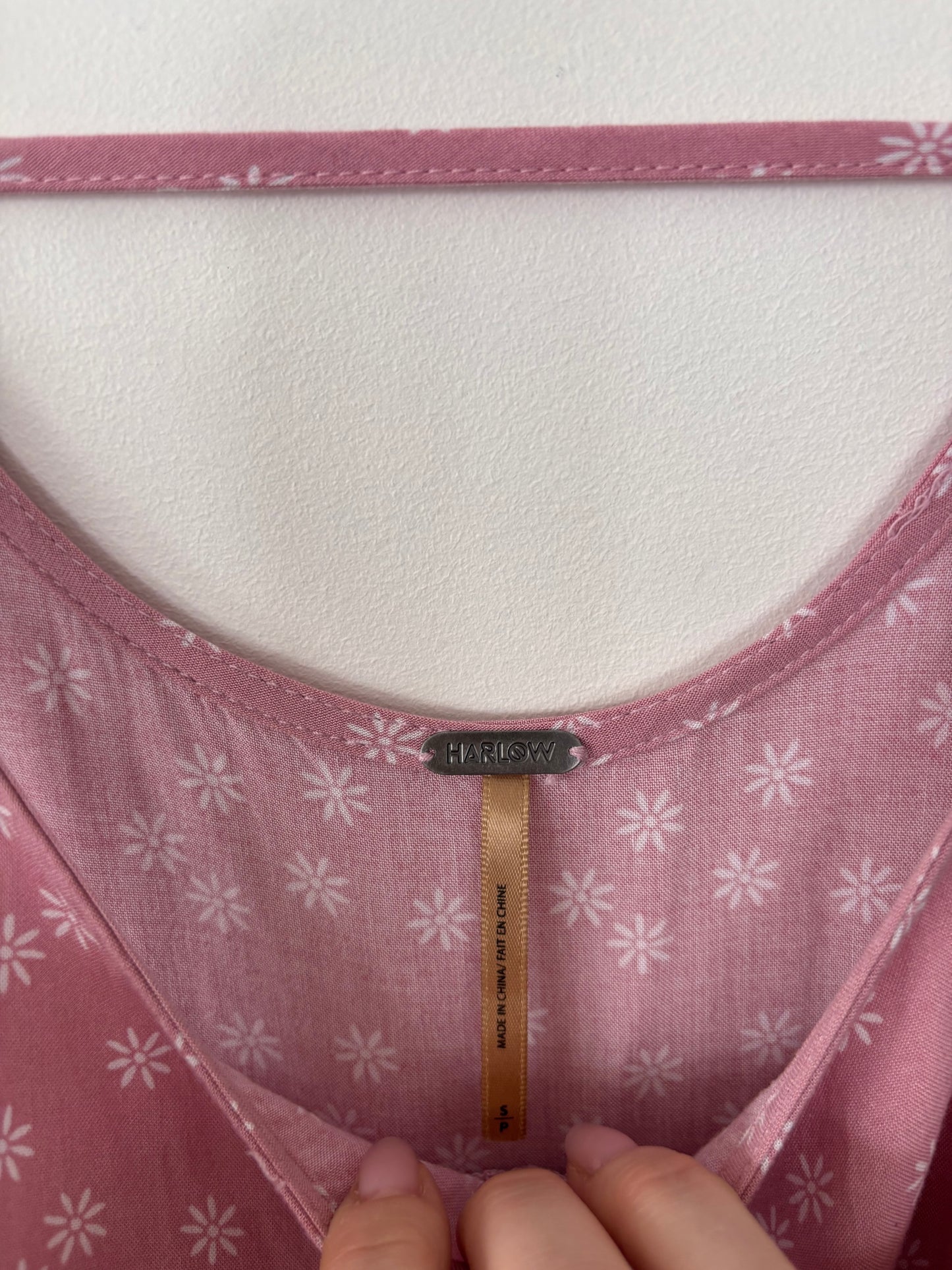 Harlow Pink Tiered Mini Dress | Sz Small