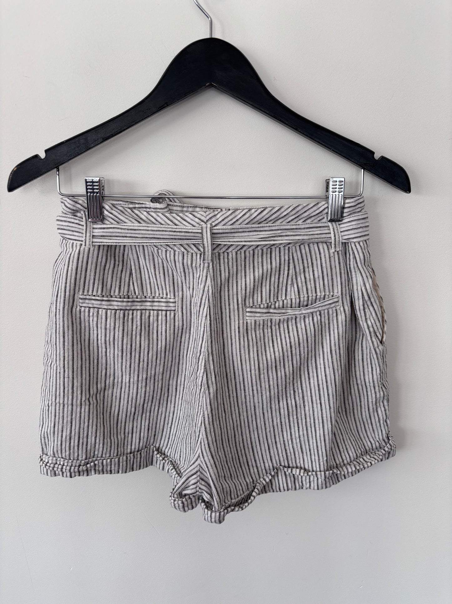 Rag Poets Striped Linen Shorts | Sz 28 (fit small)