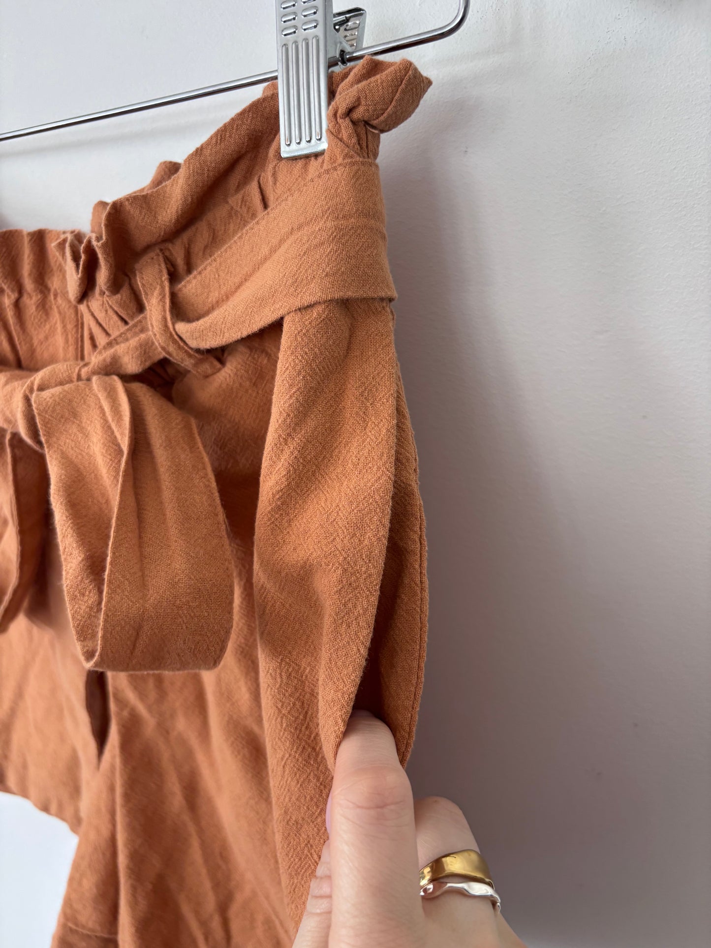 HAVE Tie Waist Cotton Shorts | Medium (fit small)