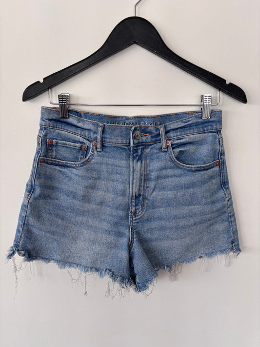 American Eagle Stretch High Rise 90s Denim Shorts | Sz 6 (may fit small)(AW3)