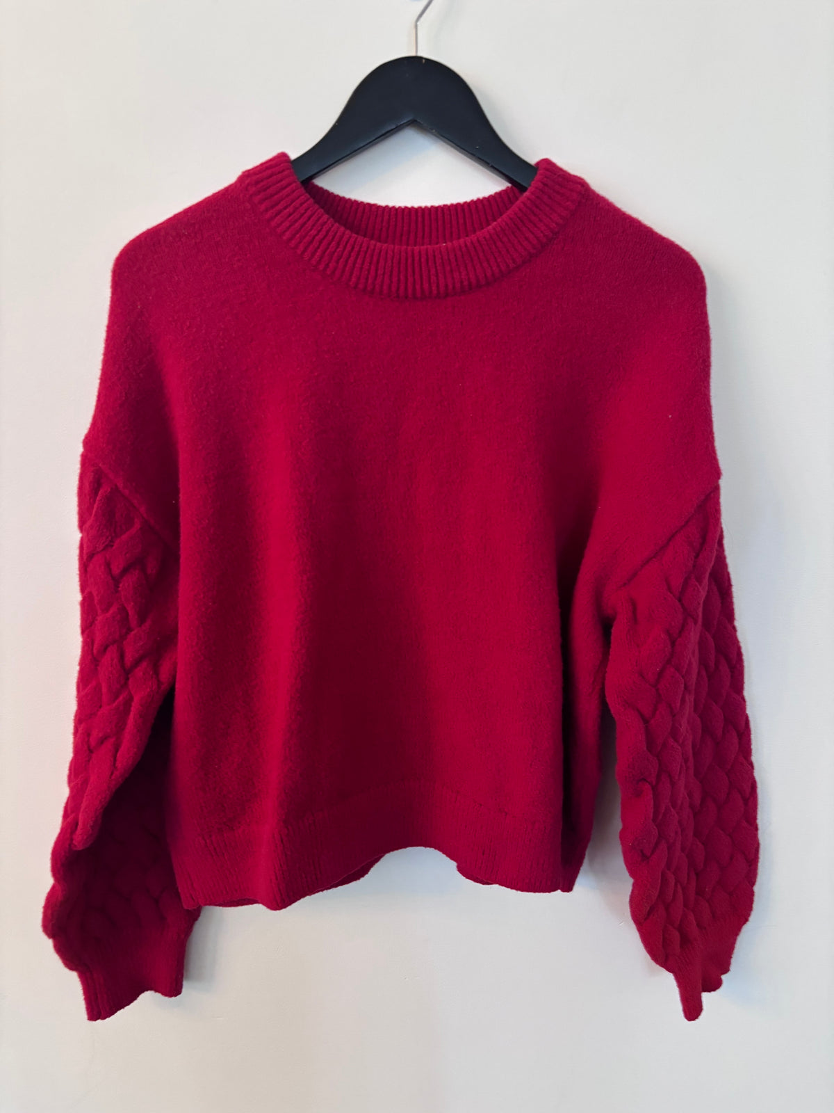 Joe Fresh Red Crewneck Sweater | Sz Large
