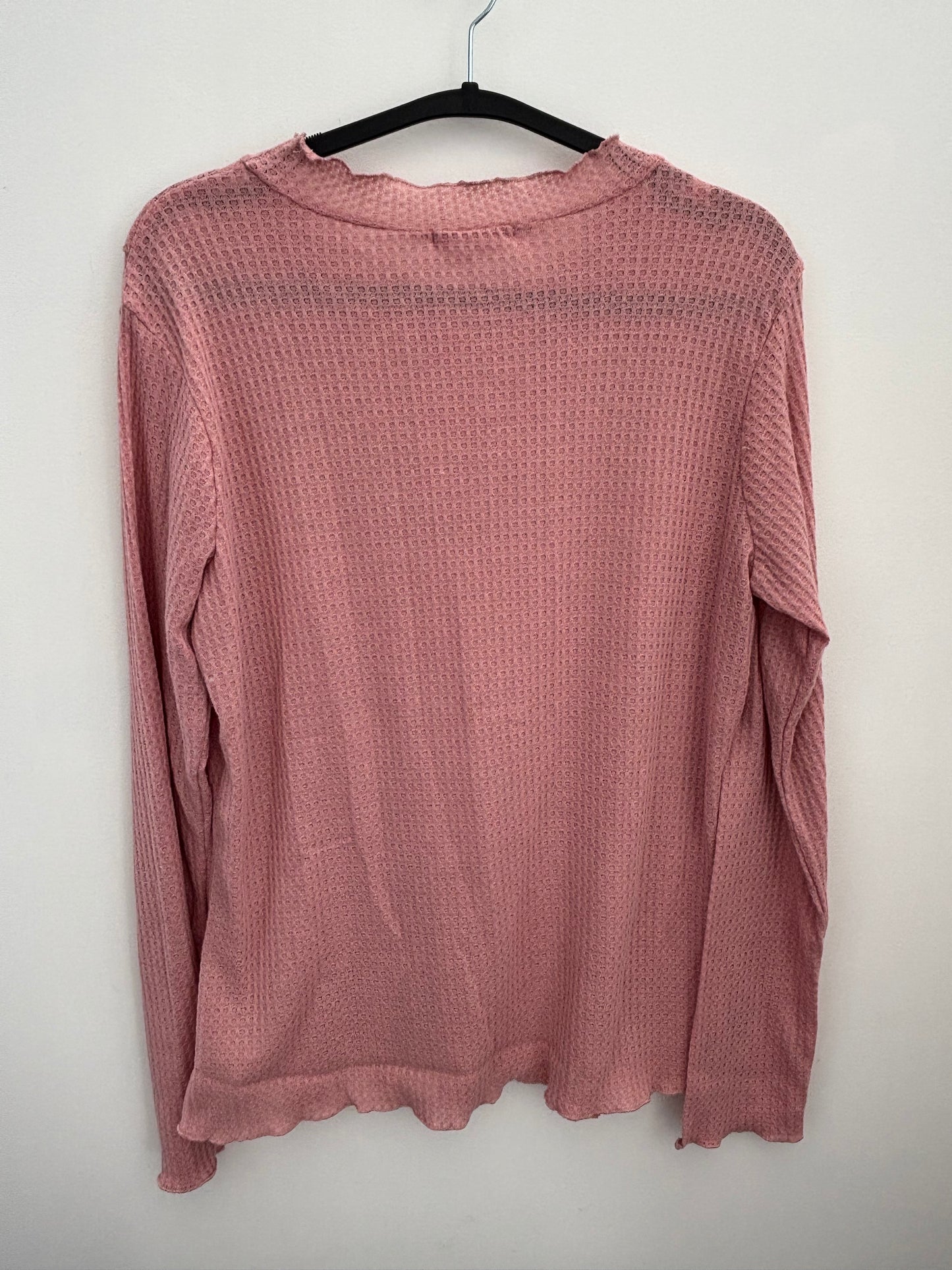 Reborn J Light Pink Lettuce Trim Long Sleeve | XL