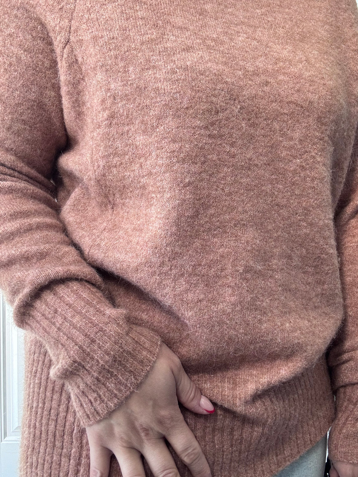 Babaton The Group Chapais Alpaca Blend Slouchy Cowlneck Sweater | Sz Small (fits Medium)