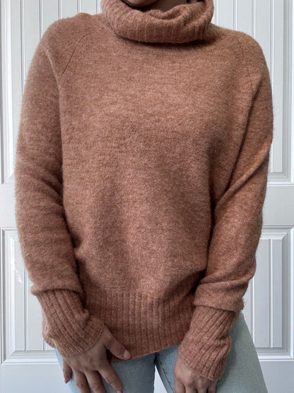 Babaton The Group Chapais Alpaca Blend Slouchy Cowlneck Sweater | Sz Small (fits Medium)