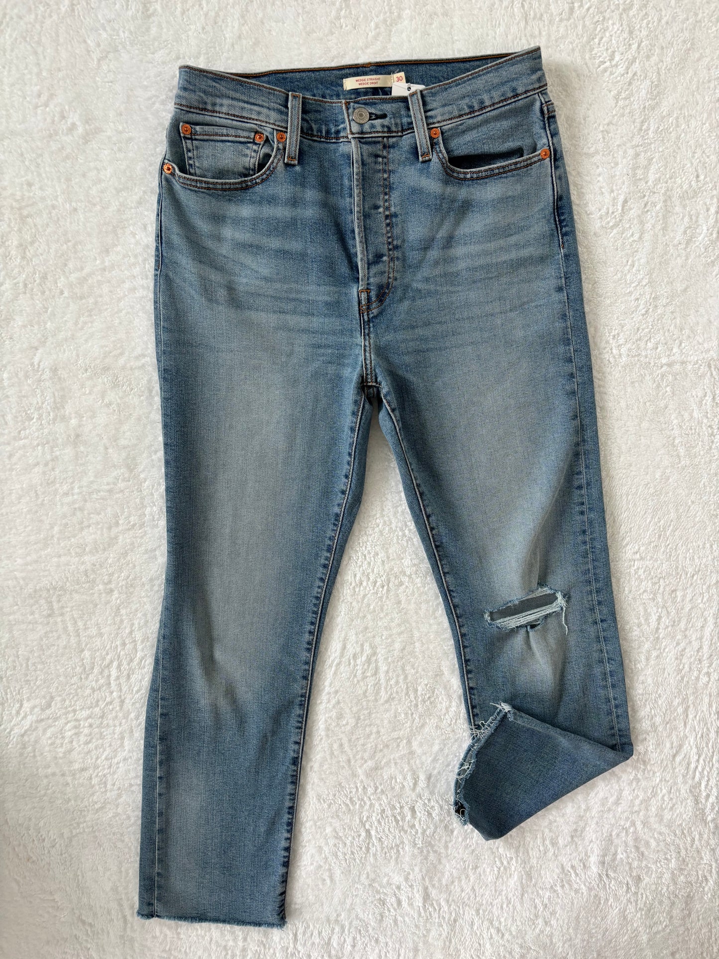 Levi's Wedgie Straight Denim (with Stretch) | 30 (O76G1)