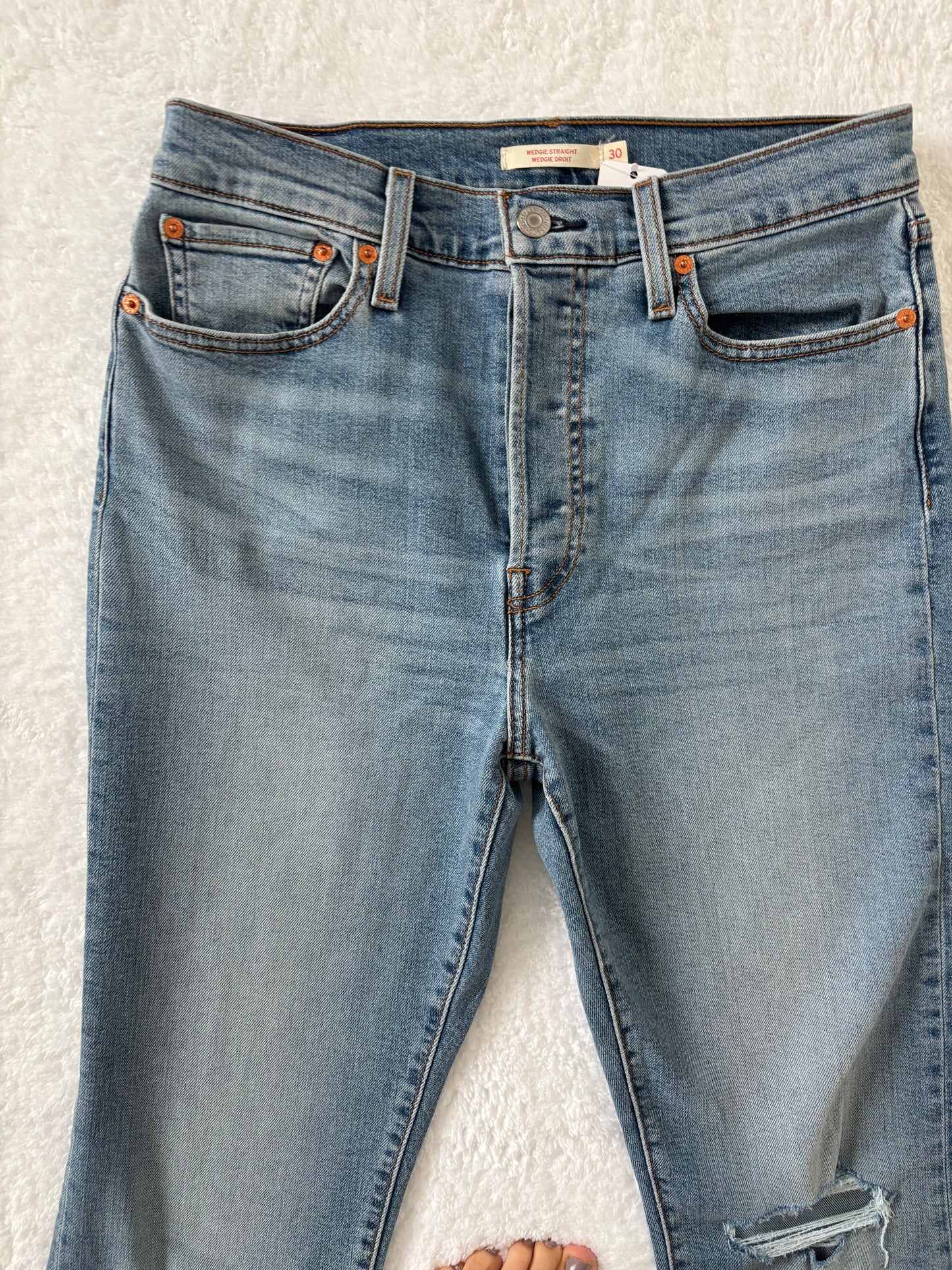 Levi's Wedgie Straight Denim (with Stretch) | 30 (O76G1)