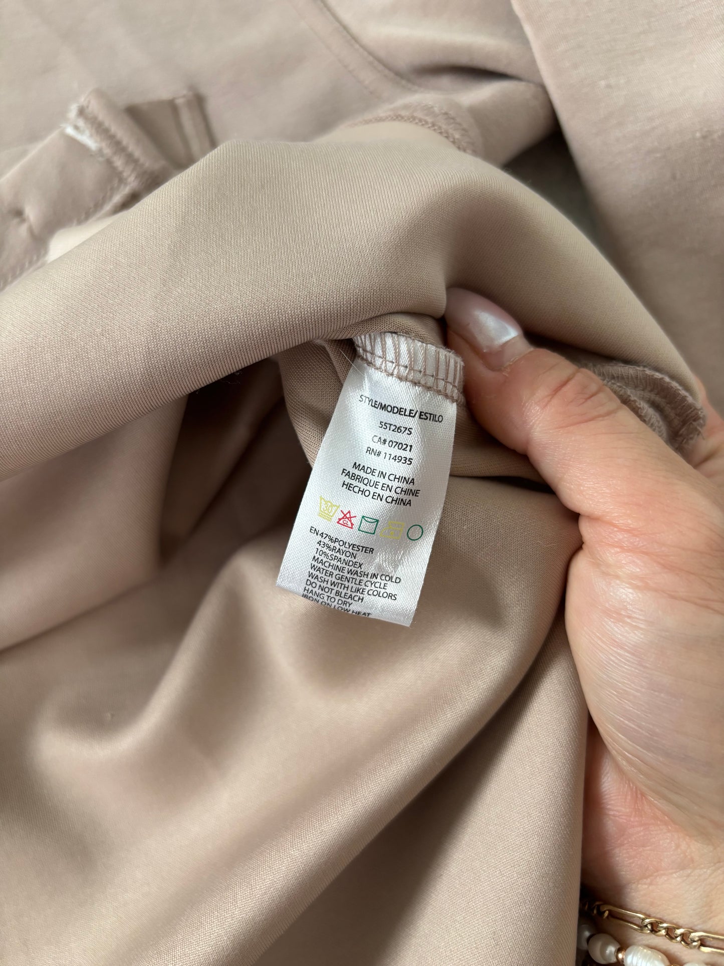 RD Style Light Brown Button Up Shirt  | Medium (fits generous) (O85G1)