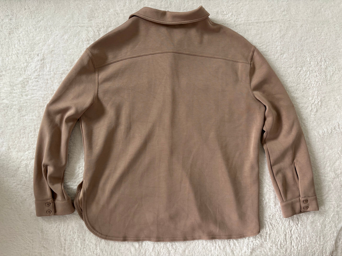 RD Style Light Brown Button Up Shirt  | Medium (fits generous) (O85G1)