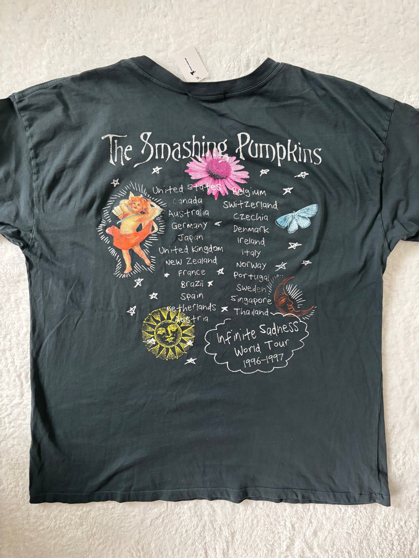 DAYDREAMER Smashing Pumpkins Infinite Sadness Merch Tee | Large (O84G1)