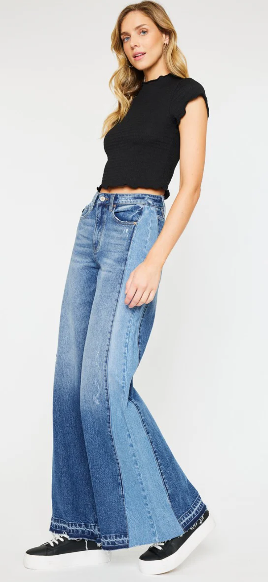 Kancan NWT Wide Leg Jeans | Sz 27 (33" long) NWT