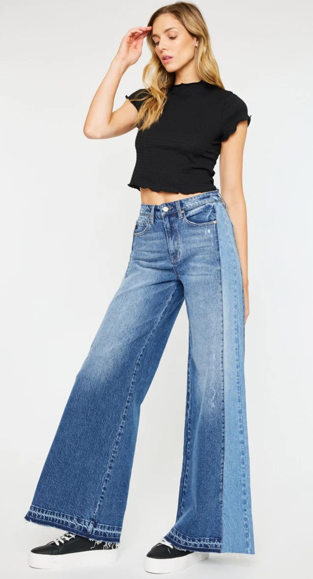 Kancan NWT Wide Leg Jeans | Sz 27 (33" long) NWT
