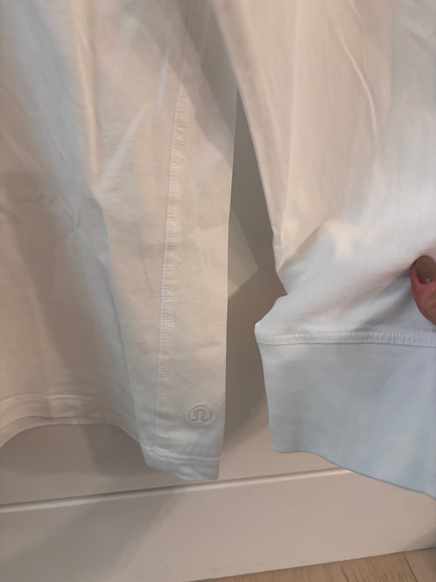 Lululemon All Yours Long Sleeve Shirt White | Sz 4 (fits S-M)