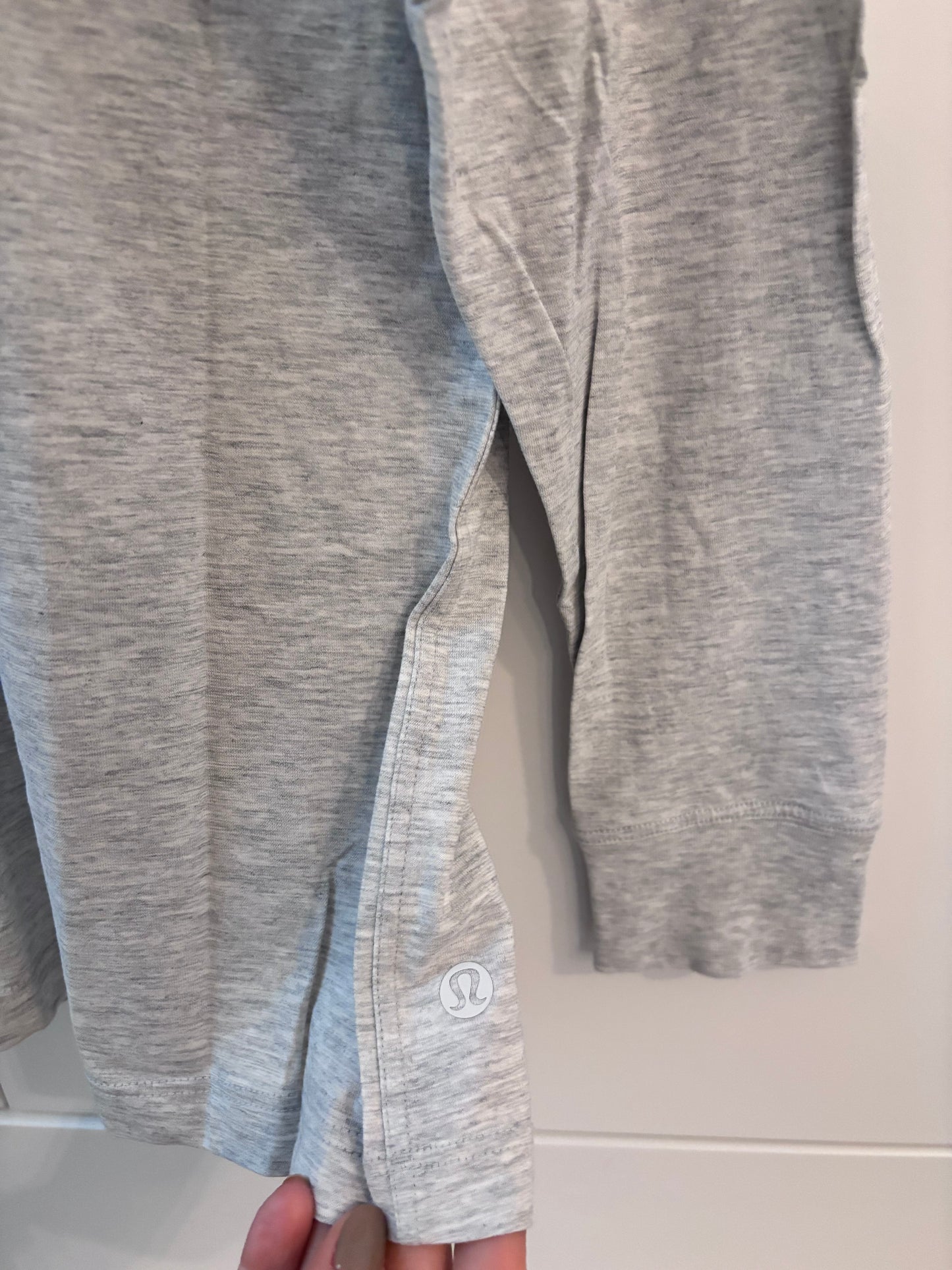 Lululemon All Yours Long Sleeve Shirt Grey | Sz 4 (fits S-M) (Copy)