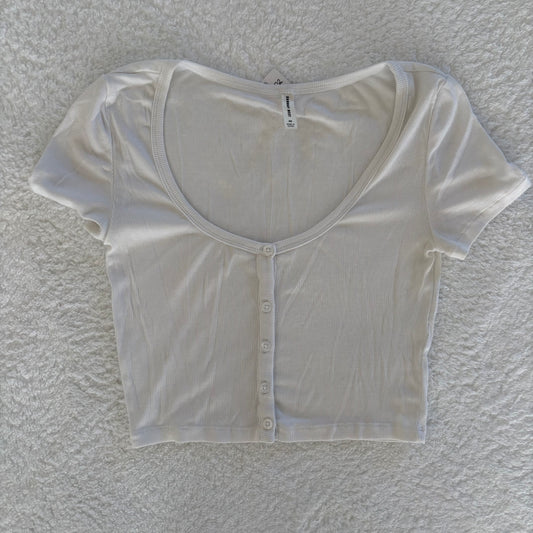 Sunday Best Button Front "Holly" Baby T | XS (OC06D2)