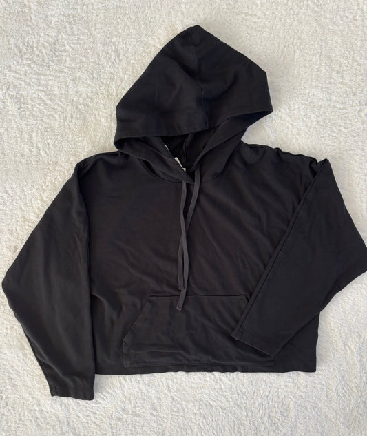 The Group by Babaton Cropped Jersey Hoodie | Small (O39C1)