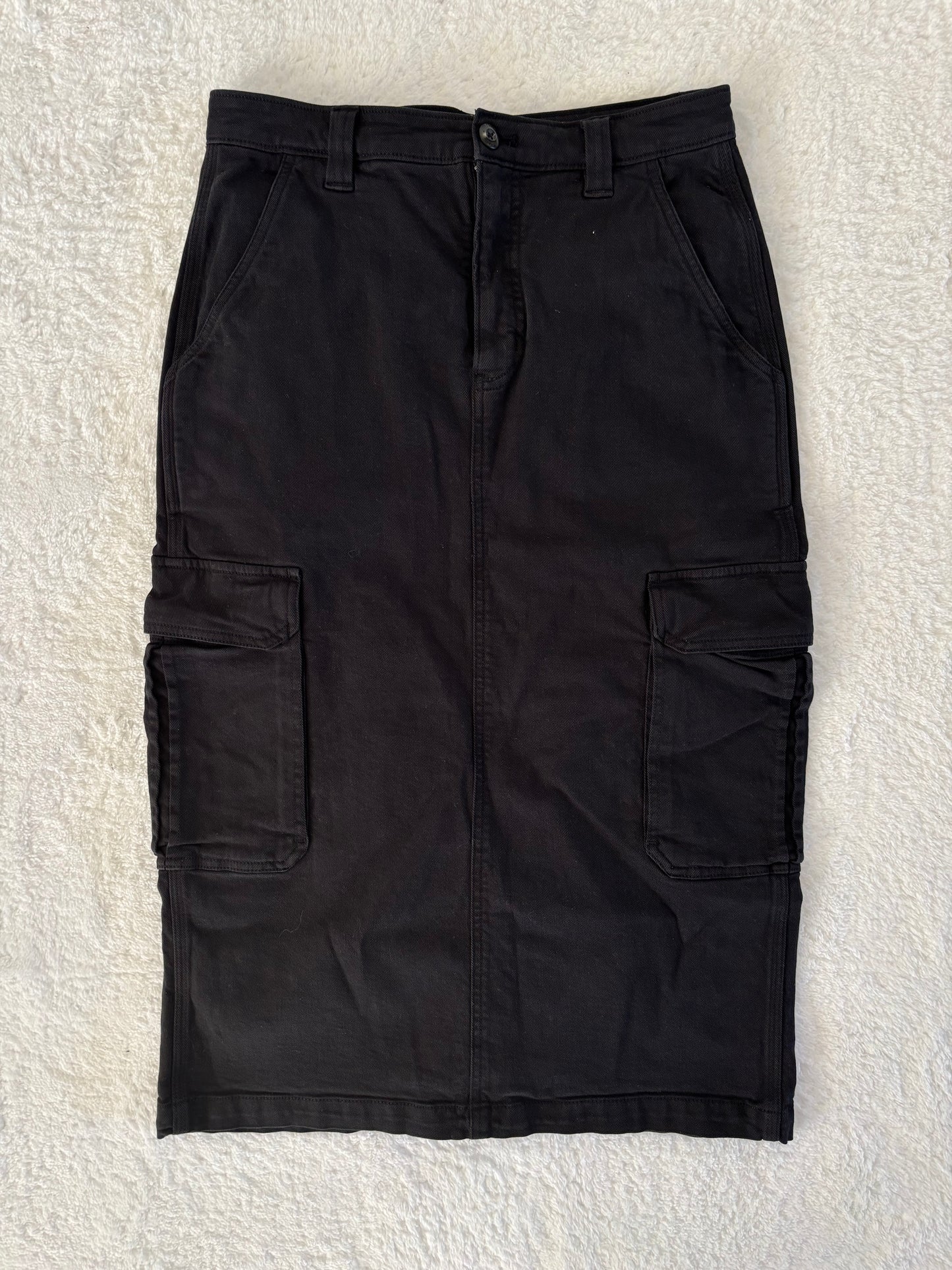 TNA Black Cargo Skirt | 4 (O37L4)