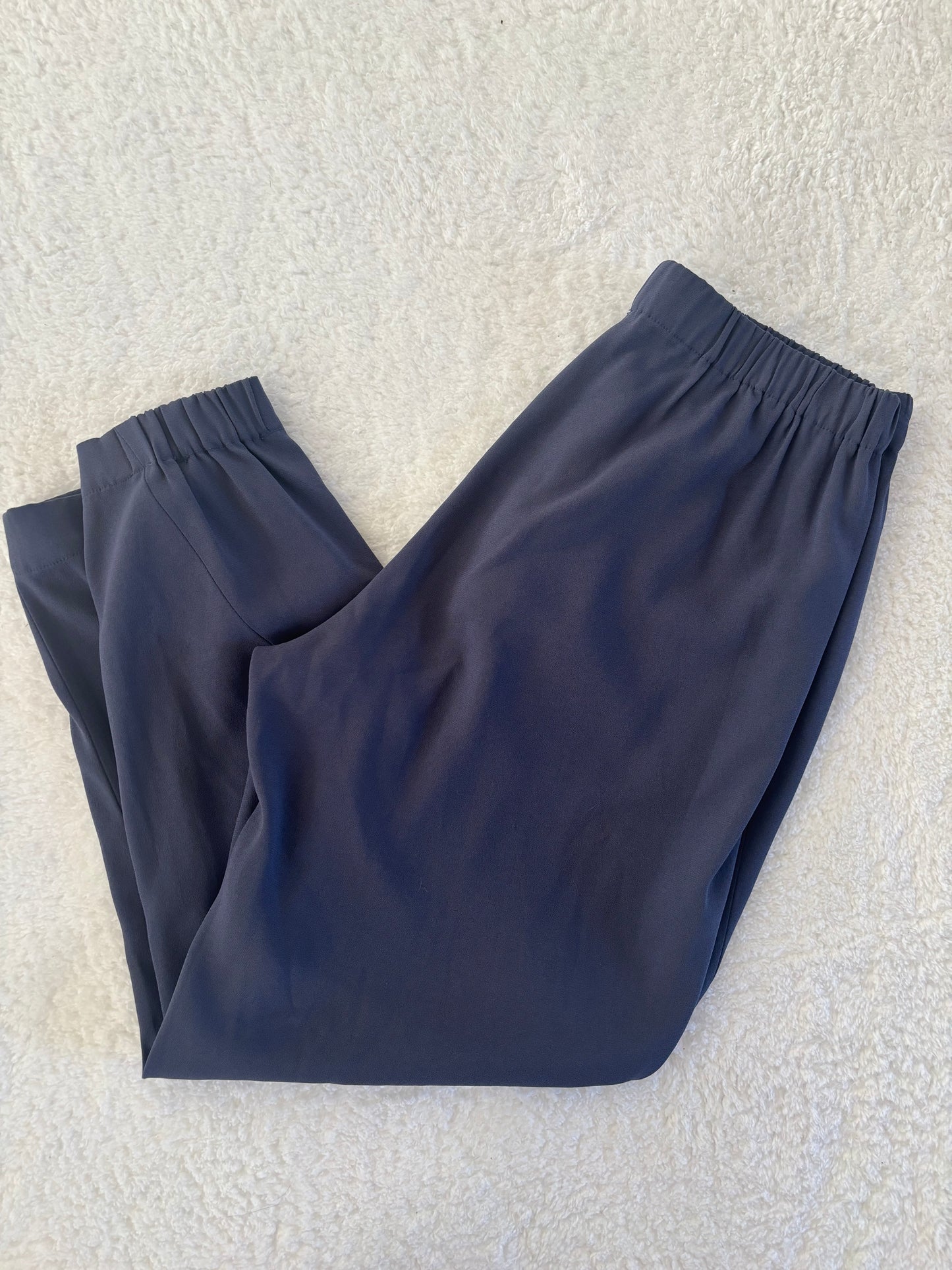 Babaton / Aritzia Navy Japanese Crepe Dexter Pant | Medium (O167B11)