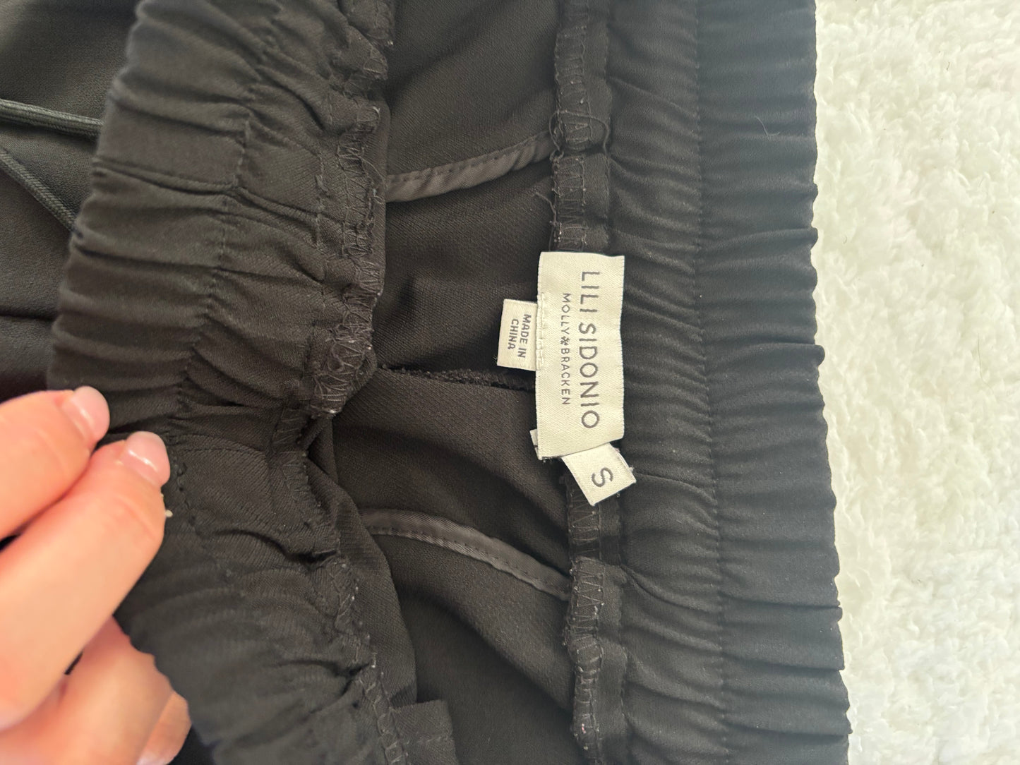 Lili Sidonio Tapered Drawstring Pants | Small (O161B11)