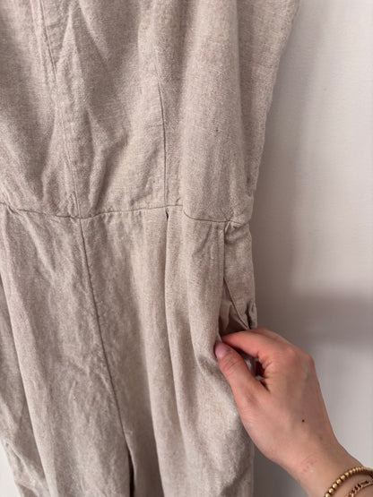 Old Navy Linen Blend Jumpsuit | Sz Medium