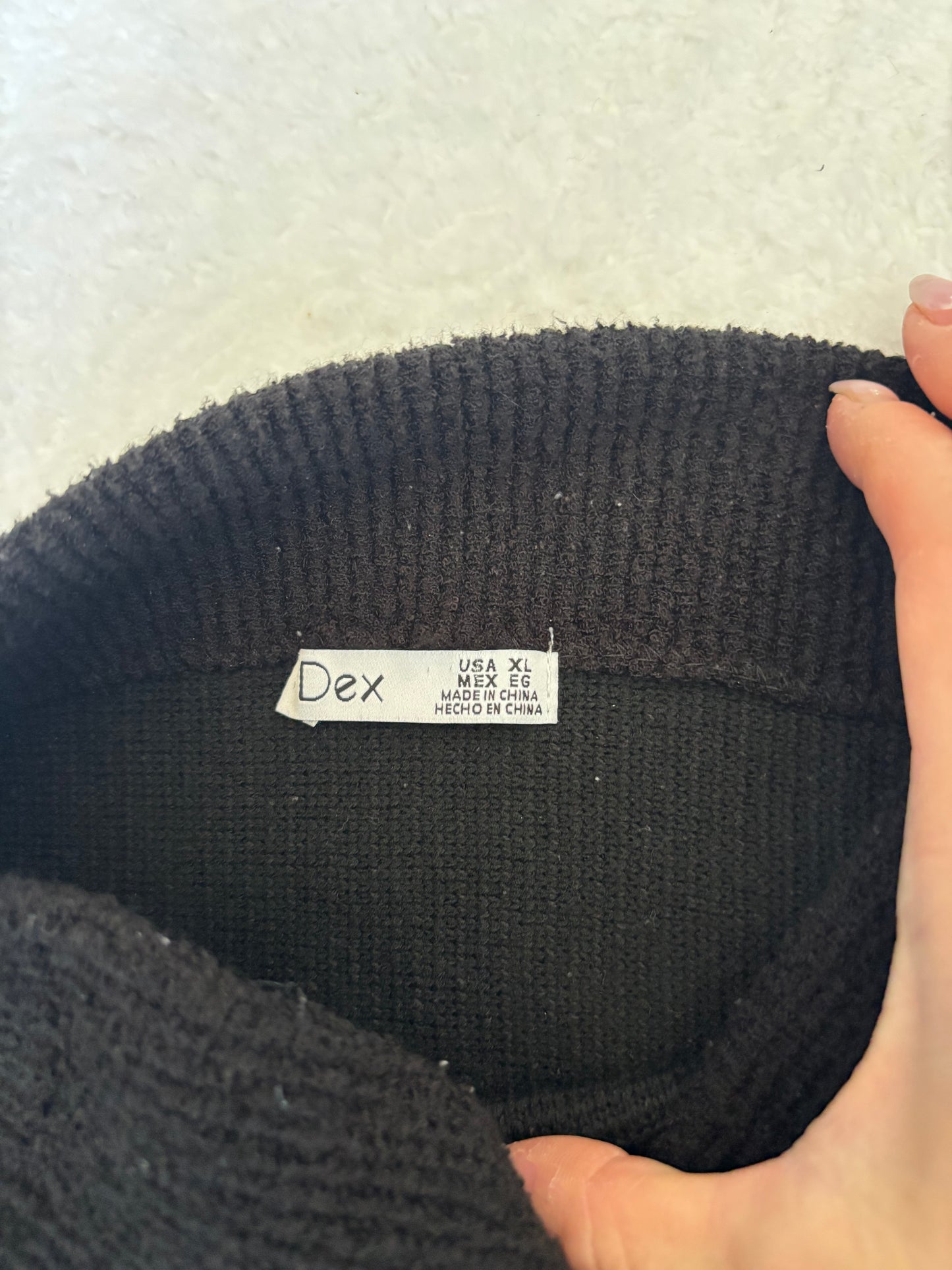 Dex Slouchy Ottoman Tunic Sweater b| XL (O92P3)