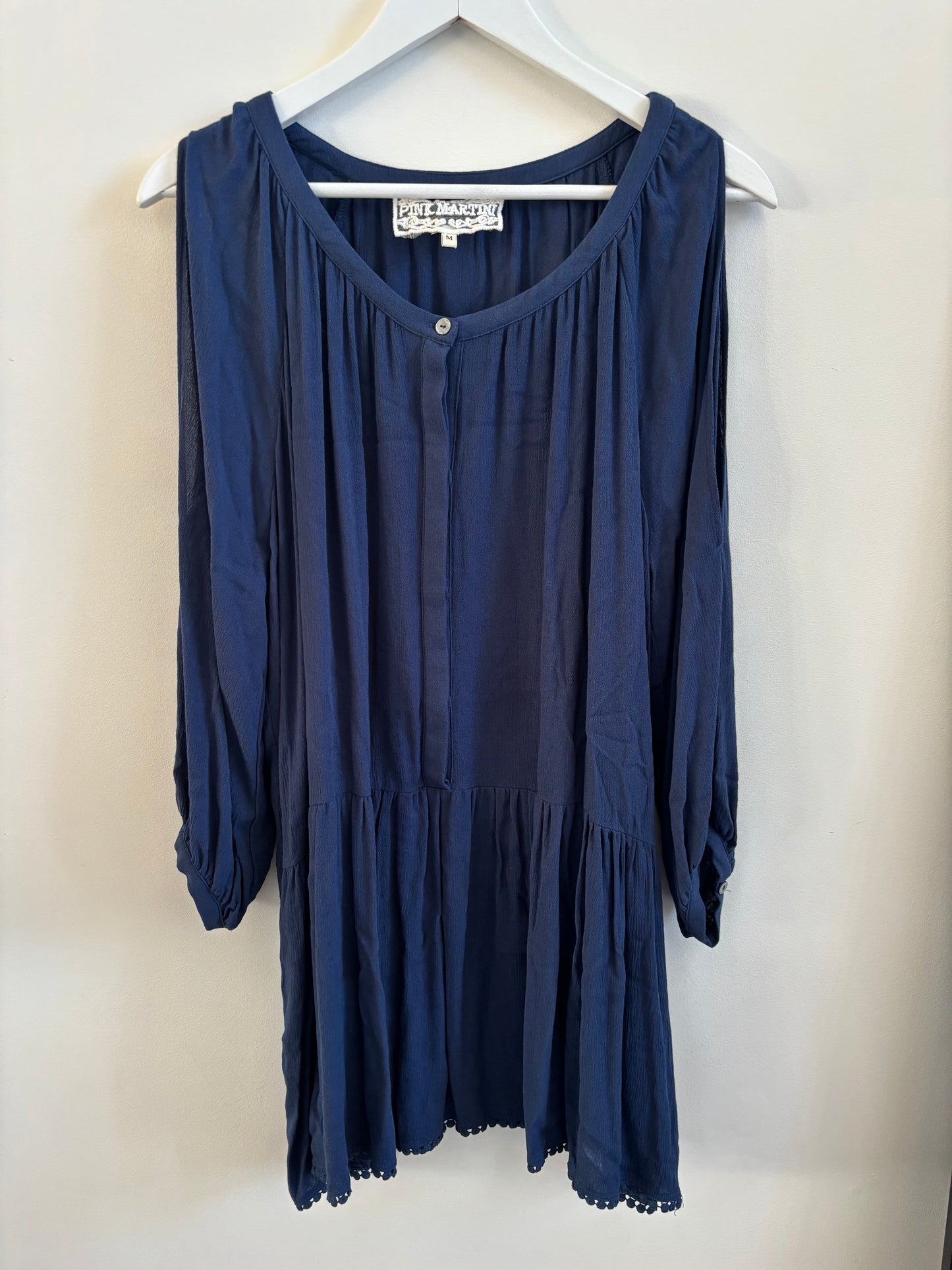 Pink Martini Open Shoulder Lia Top Dress | Medium (O140B11)