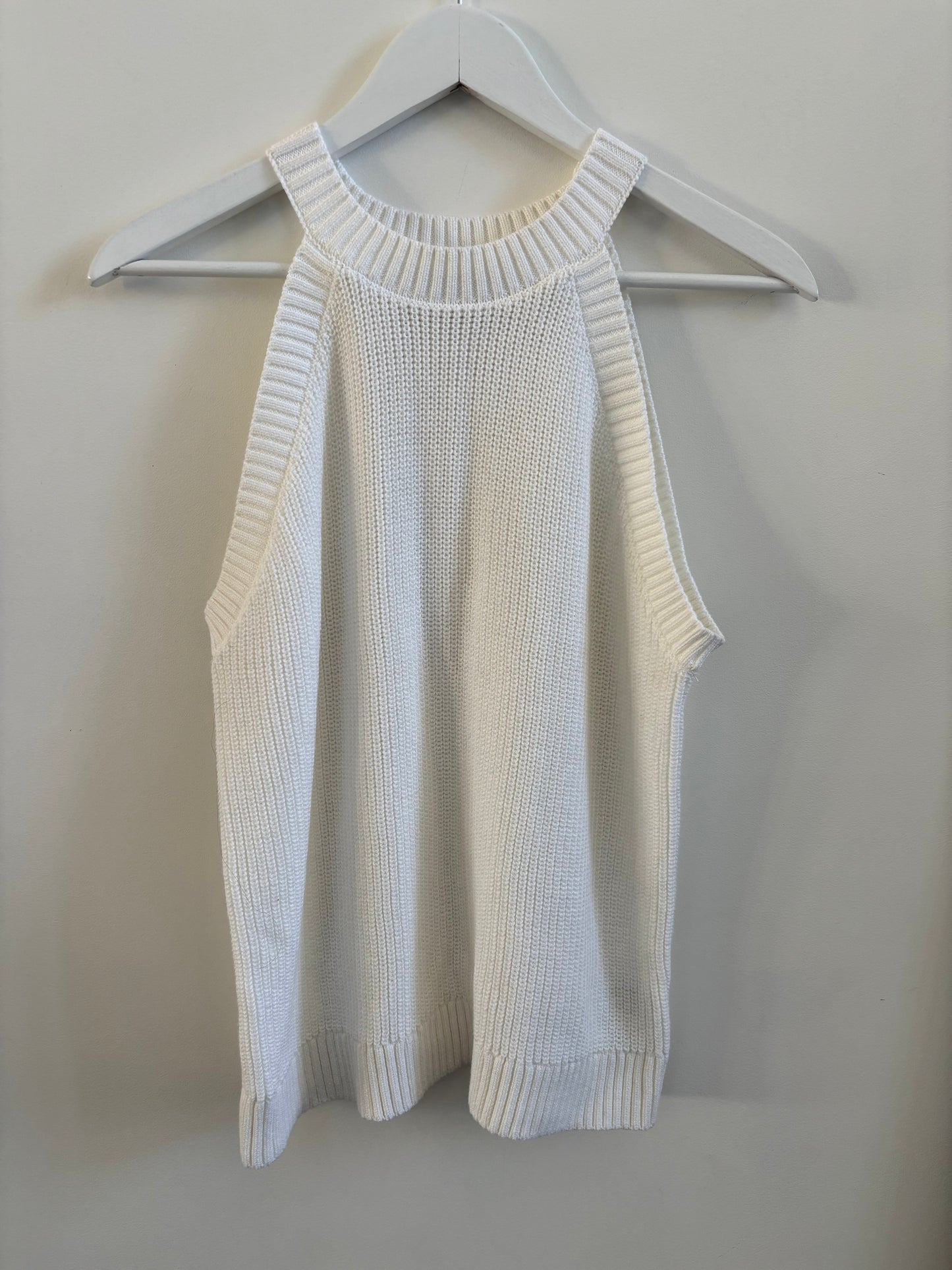 Old  Navy Sleeveless Shaker-Stitch Sweater | Large (O94P3)