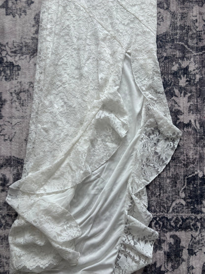 White Sleeveless Lace Dress NWT | Sz Medium