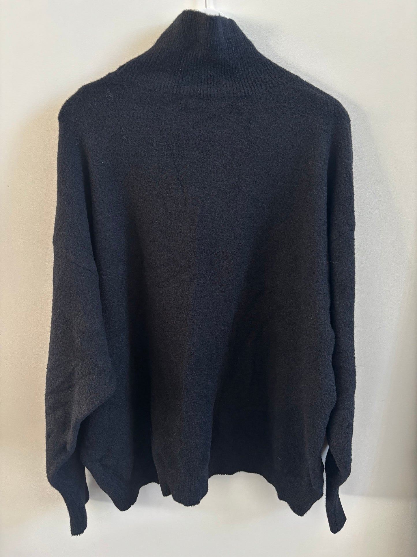 Wilfred Free / Aritzia High Neck Hush Pullover in Black | XL (O98P3)