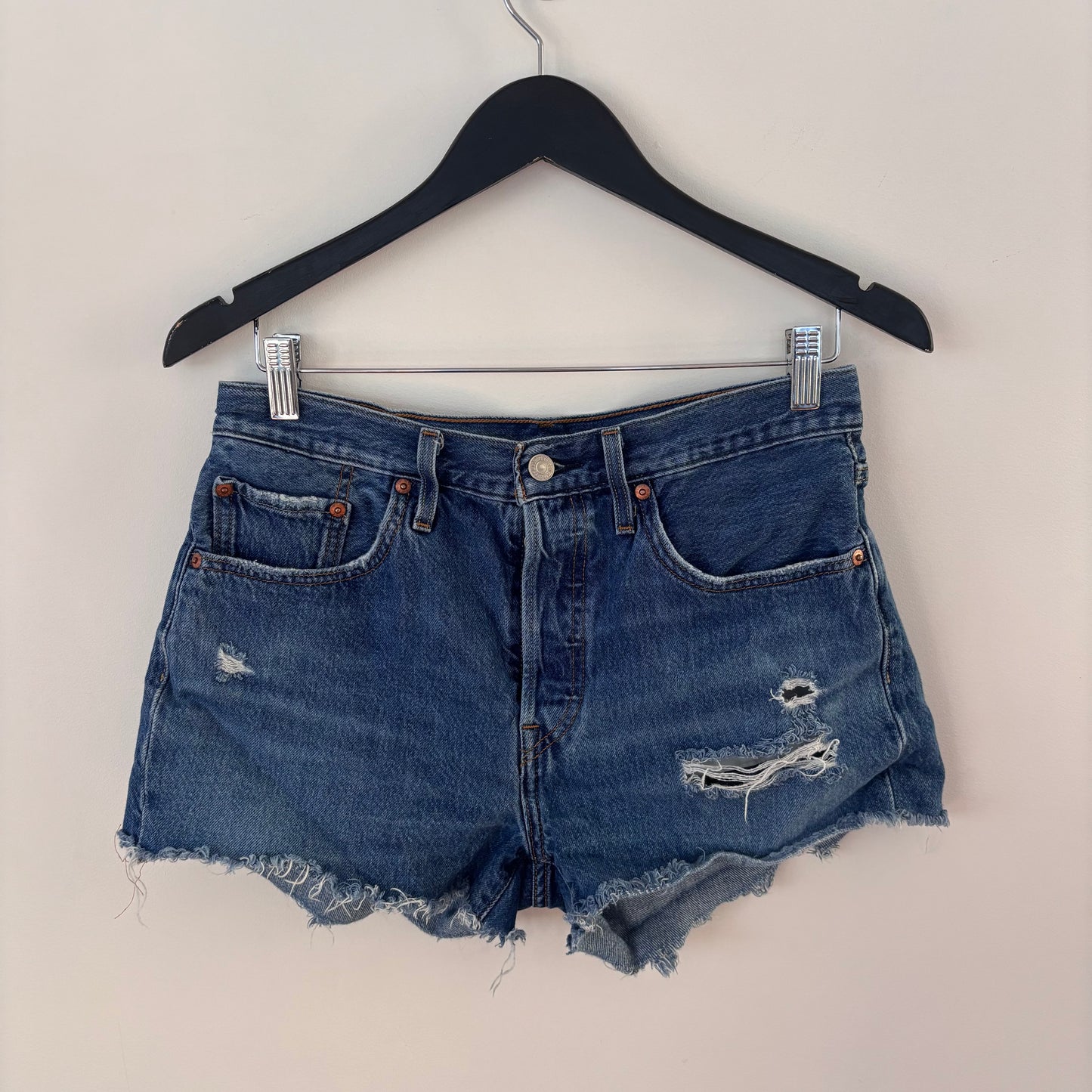 Levi's 501 HR Denim Shorts | Sz 28