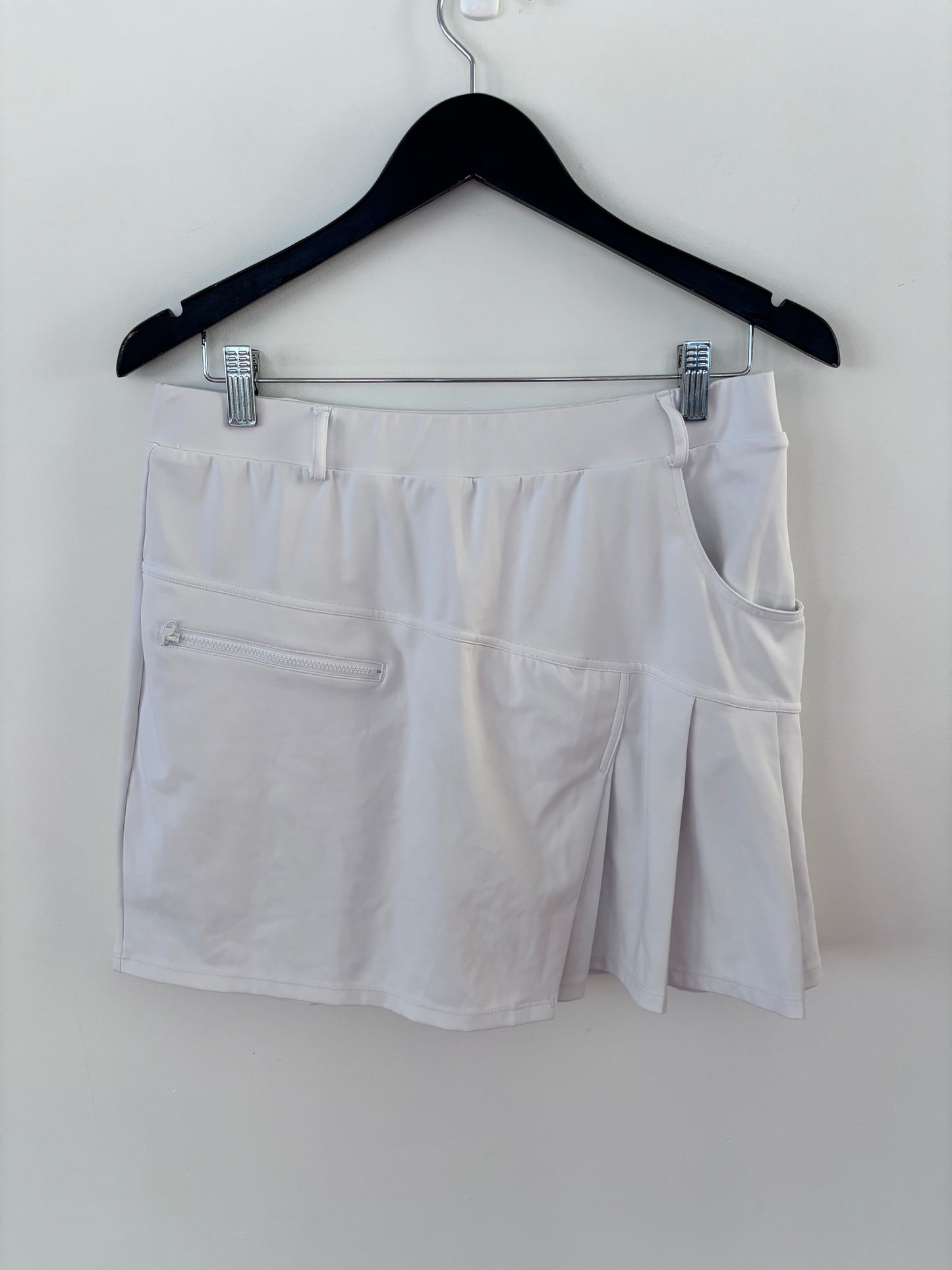 White Athletic Mini Skort | Sz XL