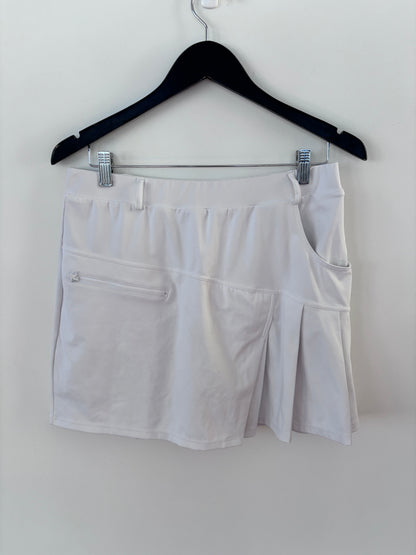 White Athletic Mini Skort | Sz XL