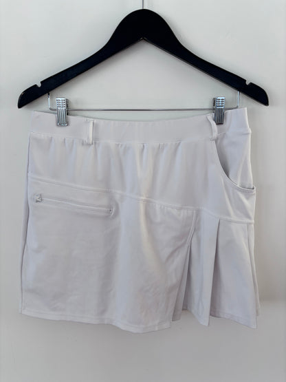 White Athletic Mini Skort | Sz XL