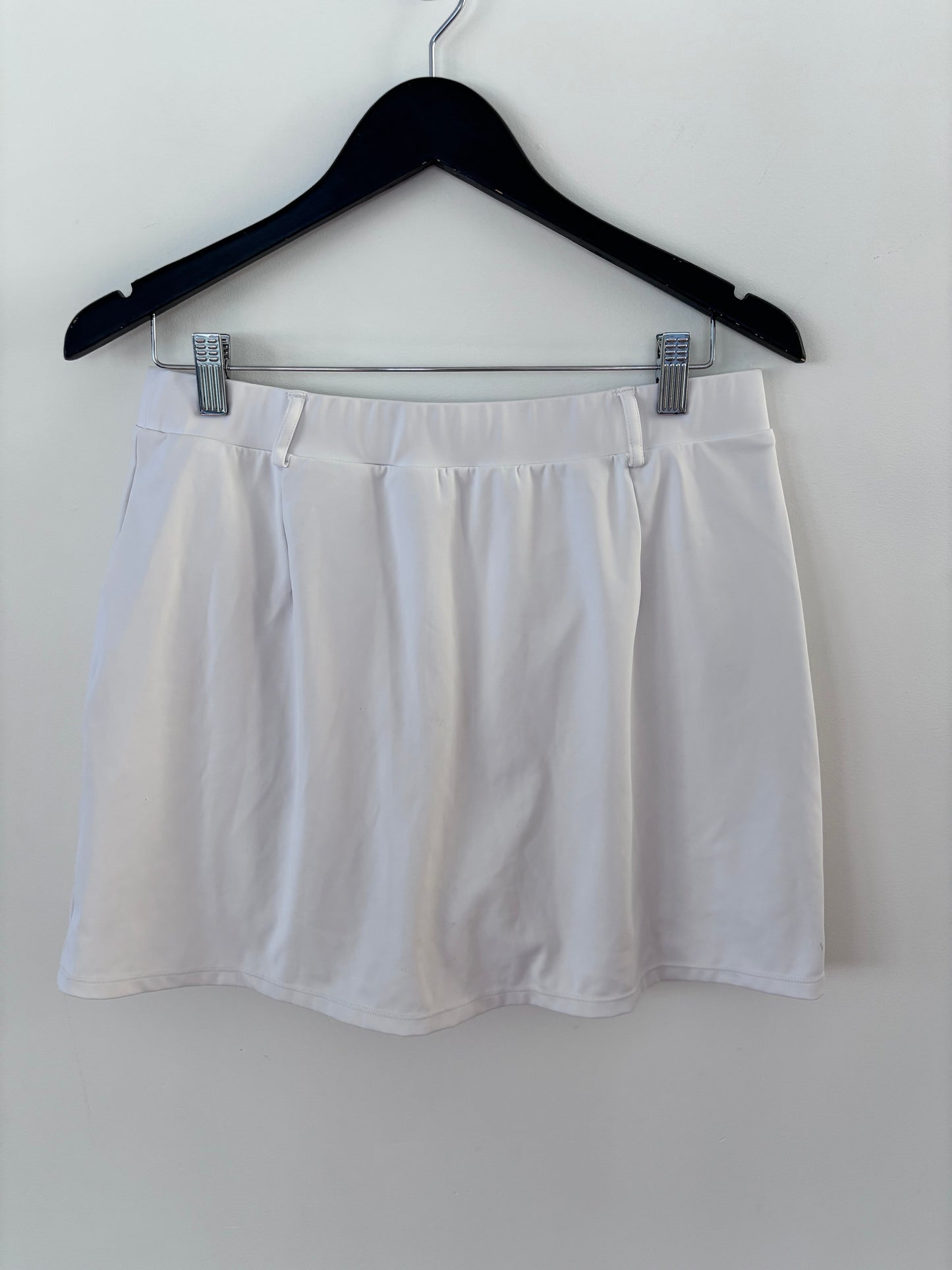 White Athletic Mini Skort | Sz XL