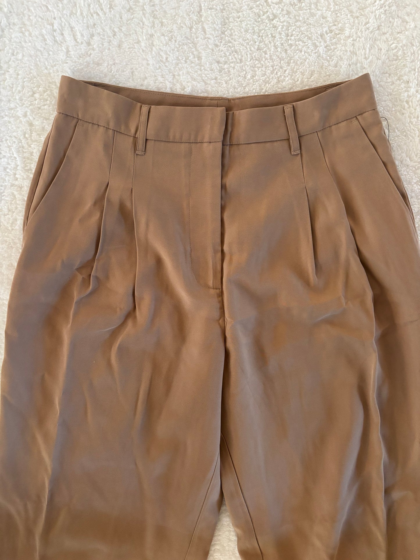 NWT RD Style Camel Wide Leg Trousers | Medium (O169C1)