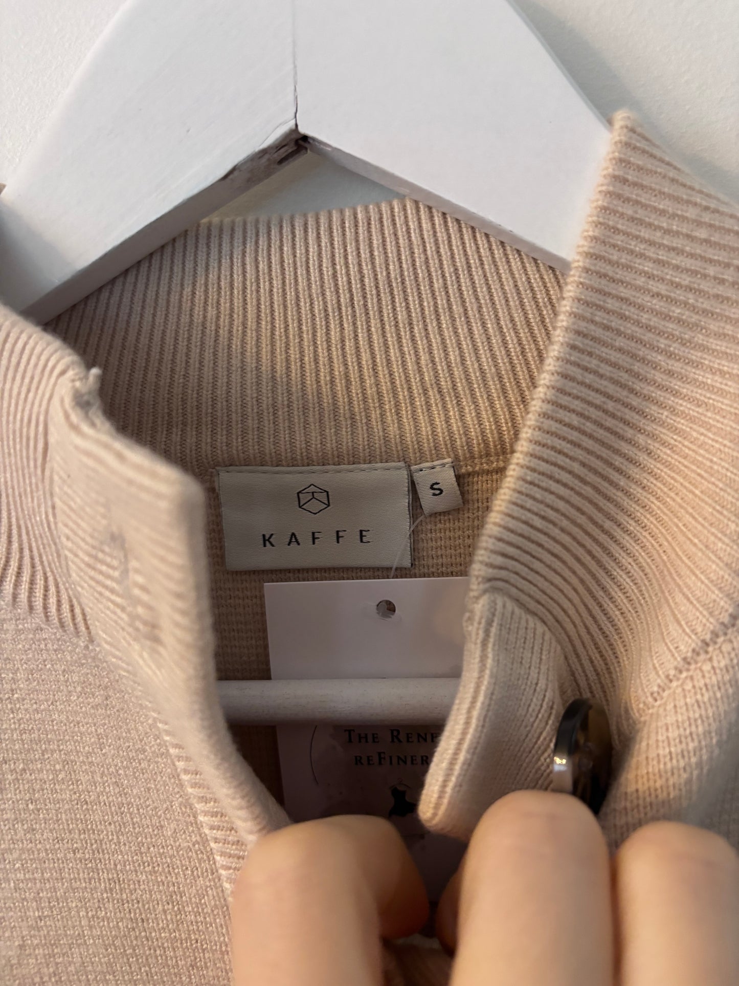 Kaffe High Collar Cardigan | Sz Small (J190C1)