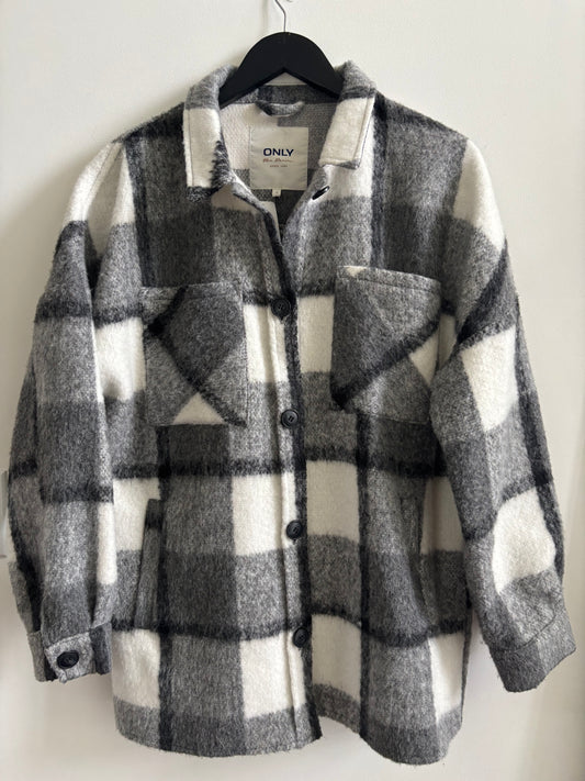 Only Plaid Shirt Jacket | Large