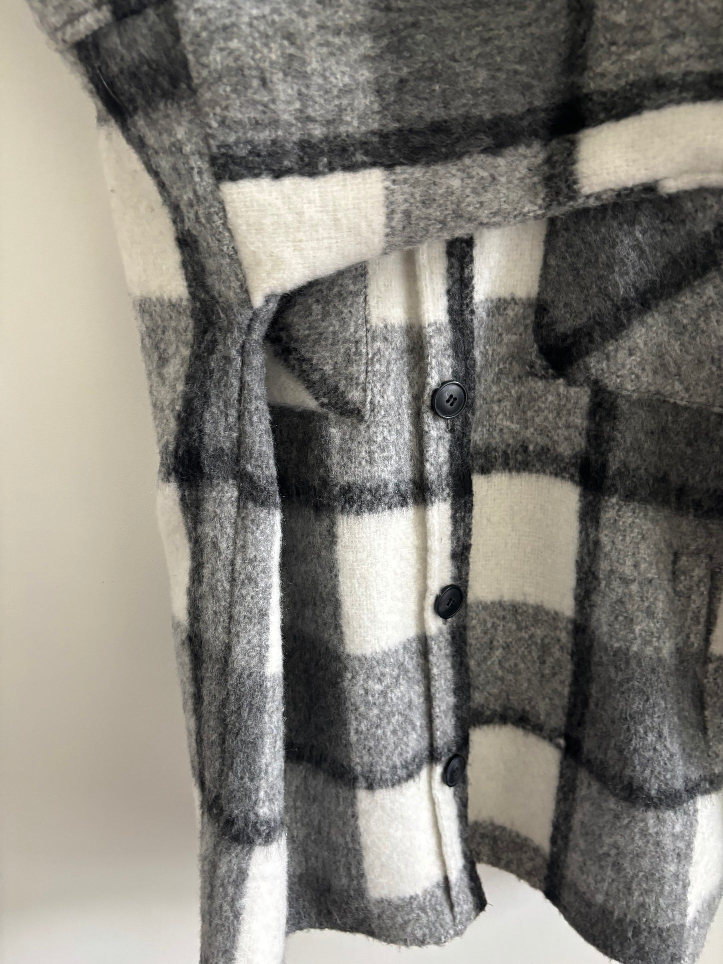 Only Plaid Shirt Jacket | Large