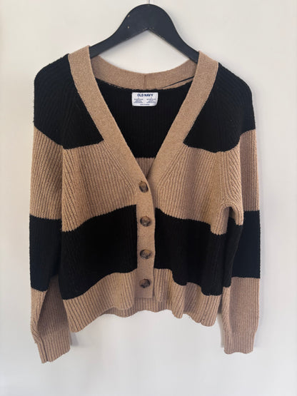 Old Navy Striped Cardigan | Sz Small