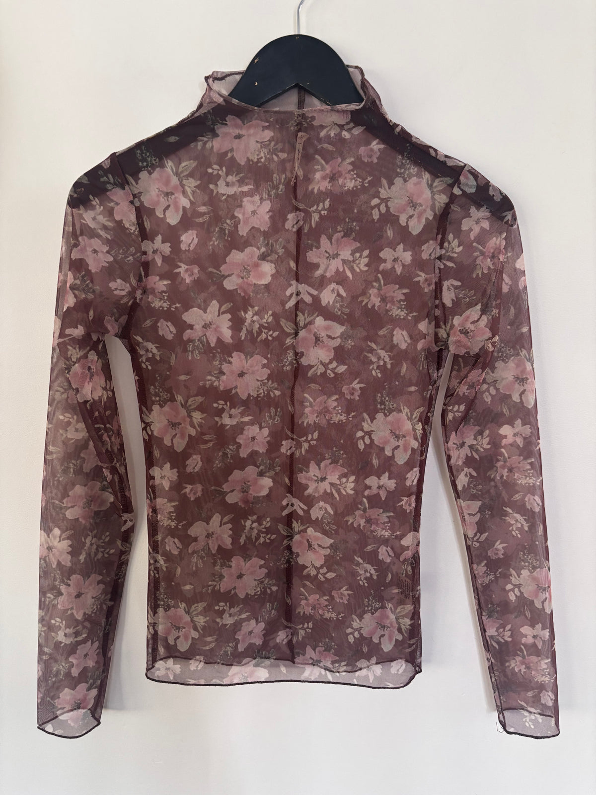 New Look Sheer Floral Layering Shirt | Sz Small