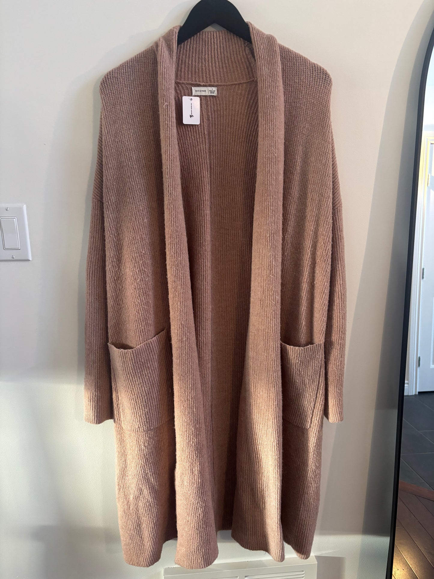Gentle Fawn Long Parson Cardigan | Small Oversized (O129M17)
