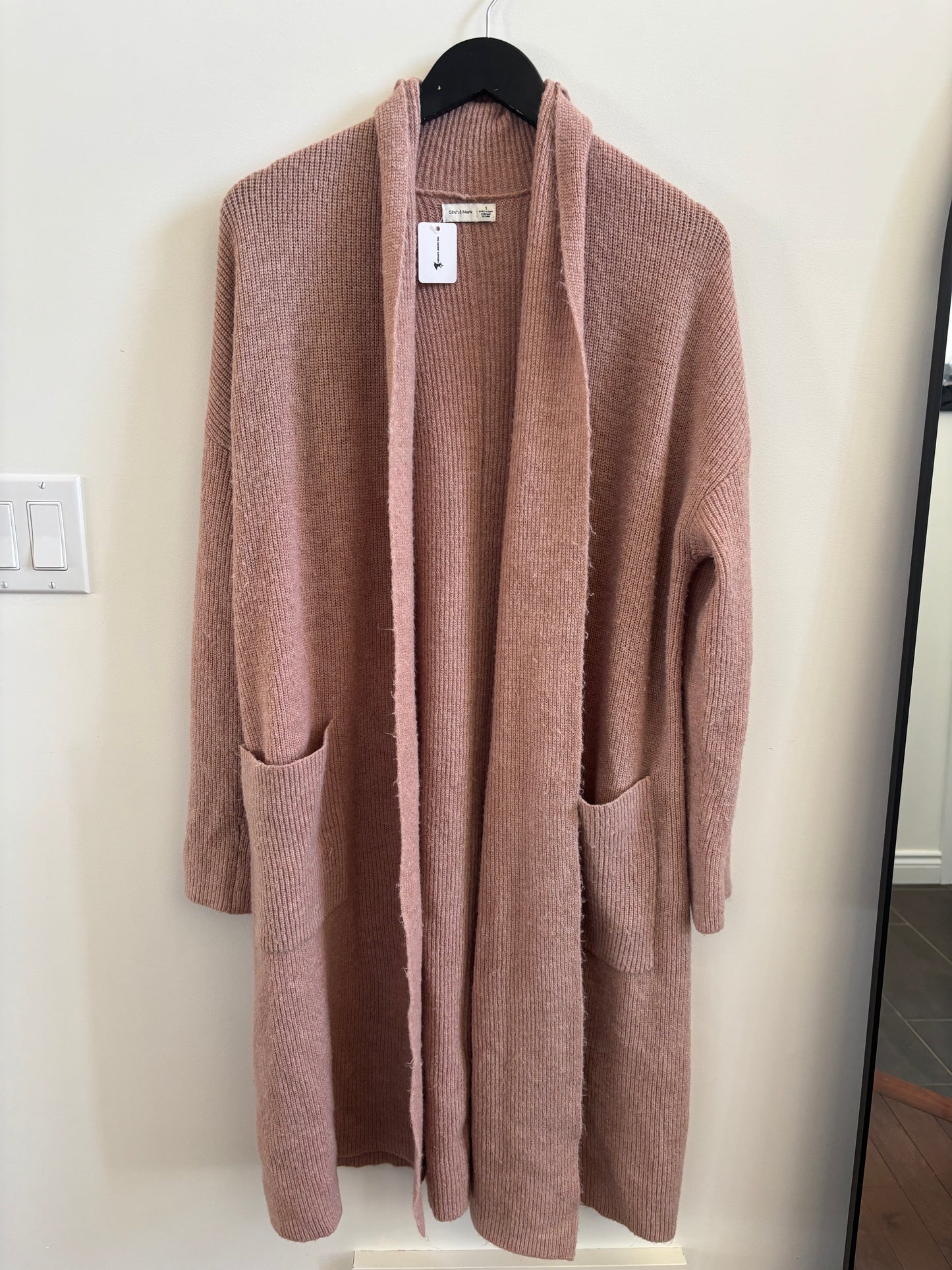 Gentle Fawn Long Parson Cardigan | Small Oversized (O129M17)