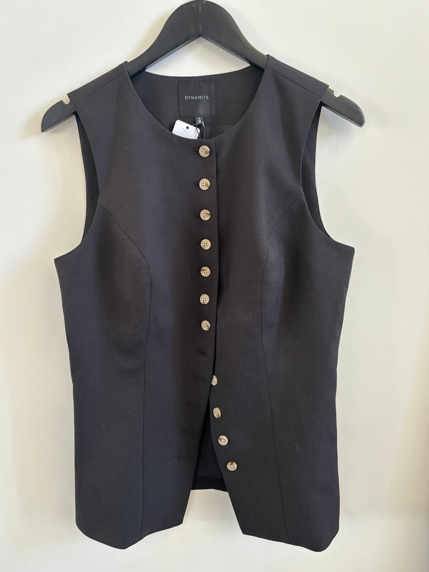 NWT Dynamite Round Neck Flyaway Vest | Medium (fits slightly large) (O116M17)